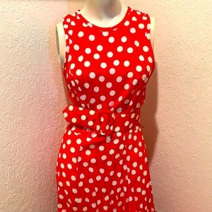 Vintage 90’s Roberta Red Polka Dot Dress